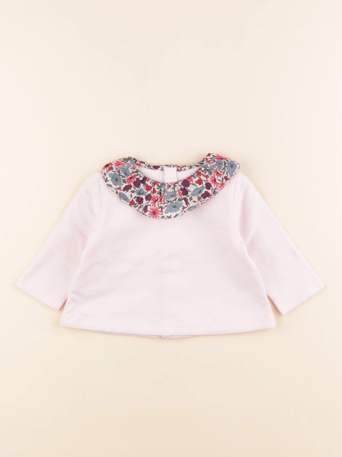 Jacadi - sweat rose - 6 mois