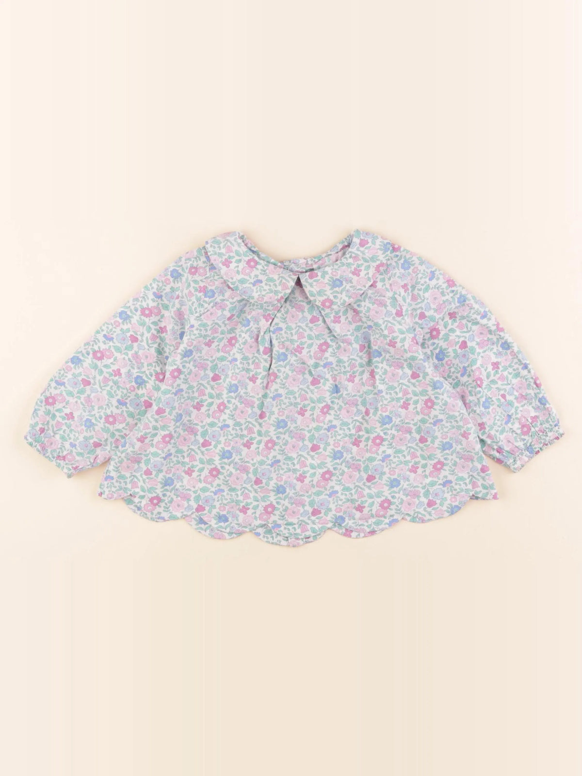 Jacadi - blouse liberty multicolore - 18 mois