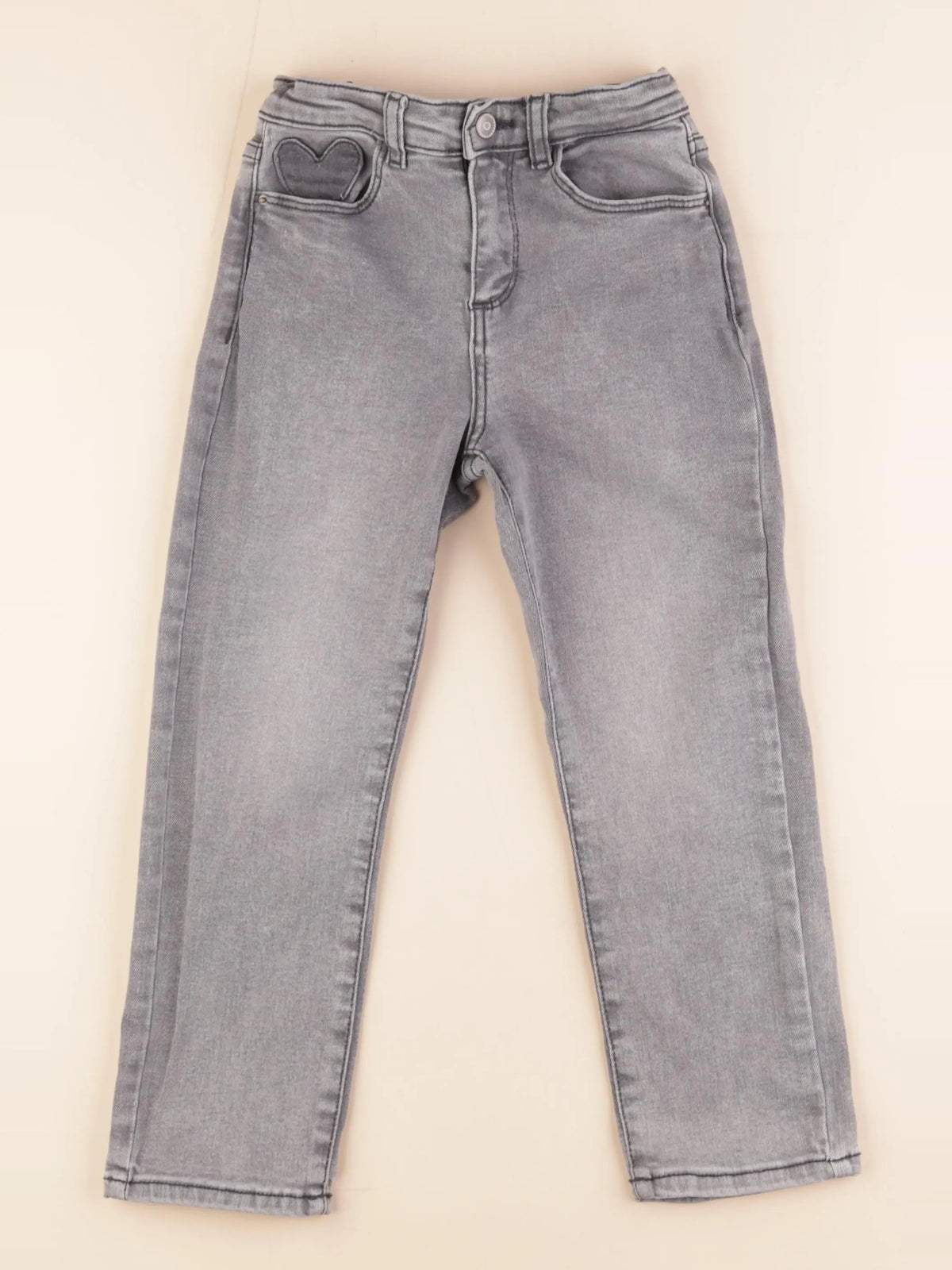 Vertbaudet - jean gris - 6 ans