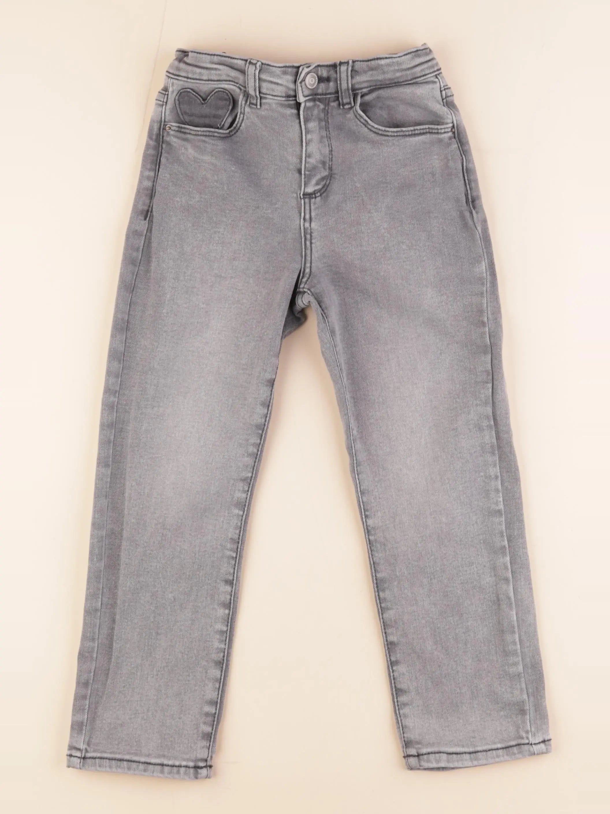 Vertbaudet - jean gris - 6 ans
