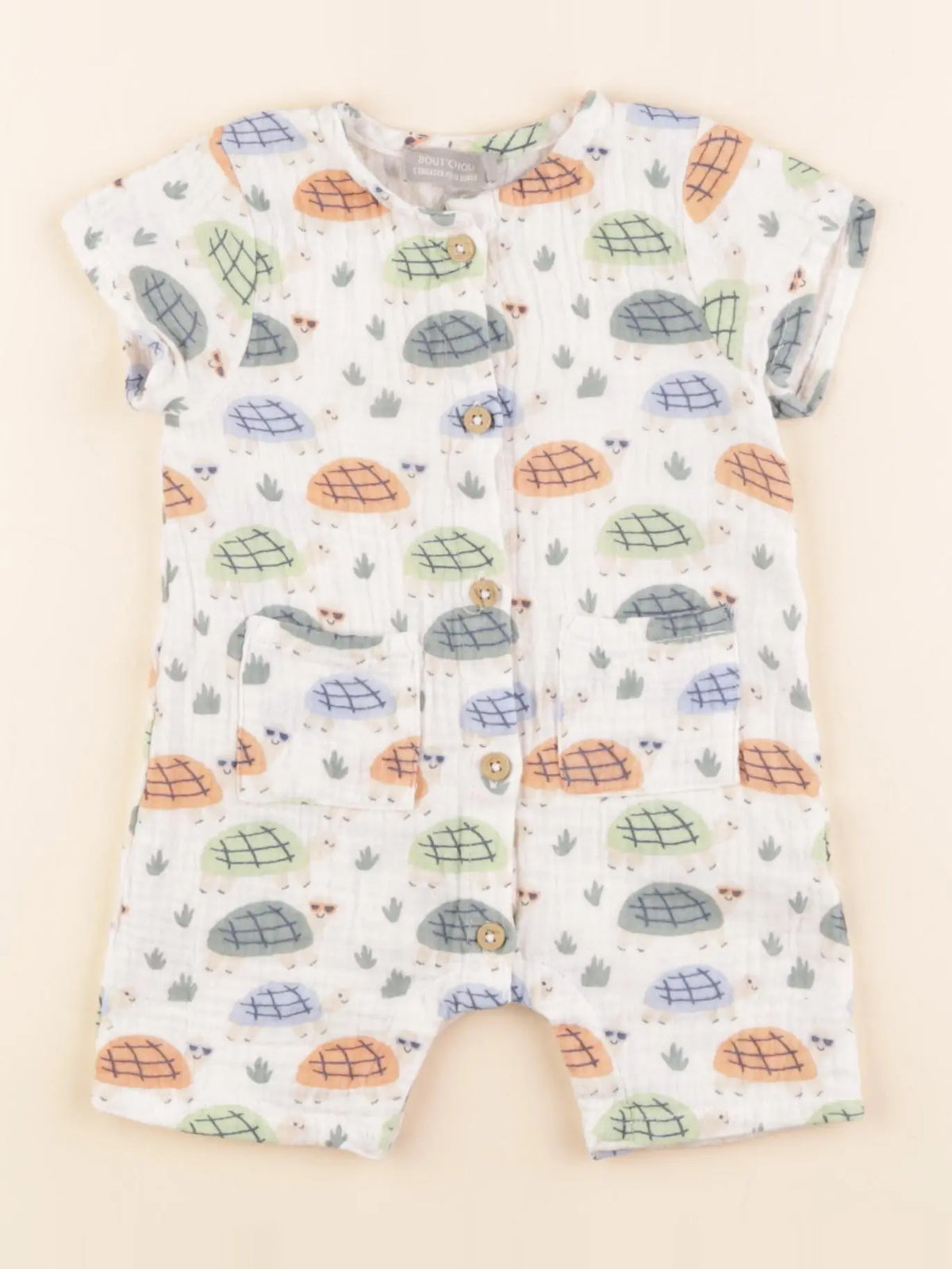 Boutchou - combinaison multicolore - 3 mois