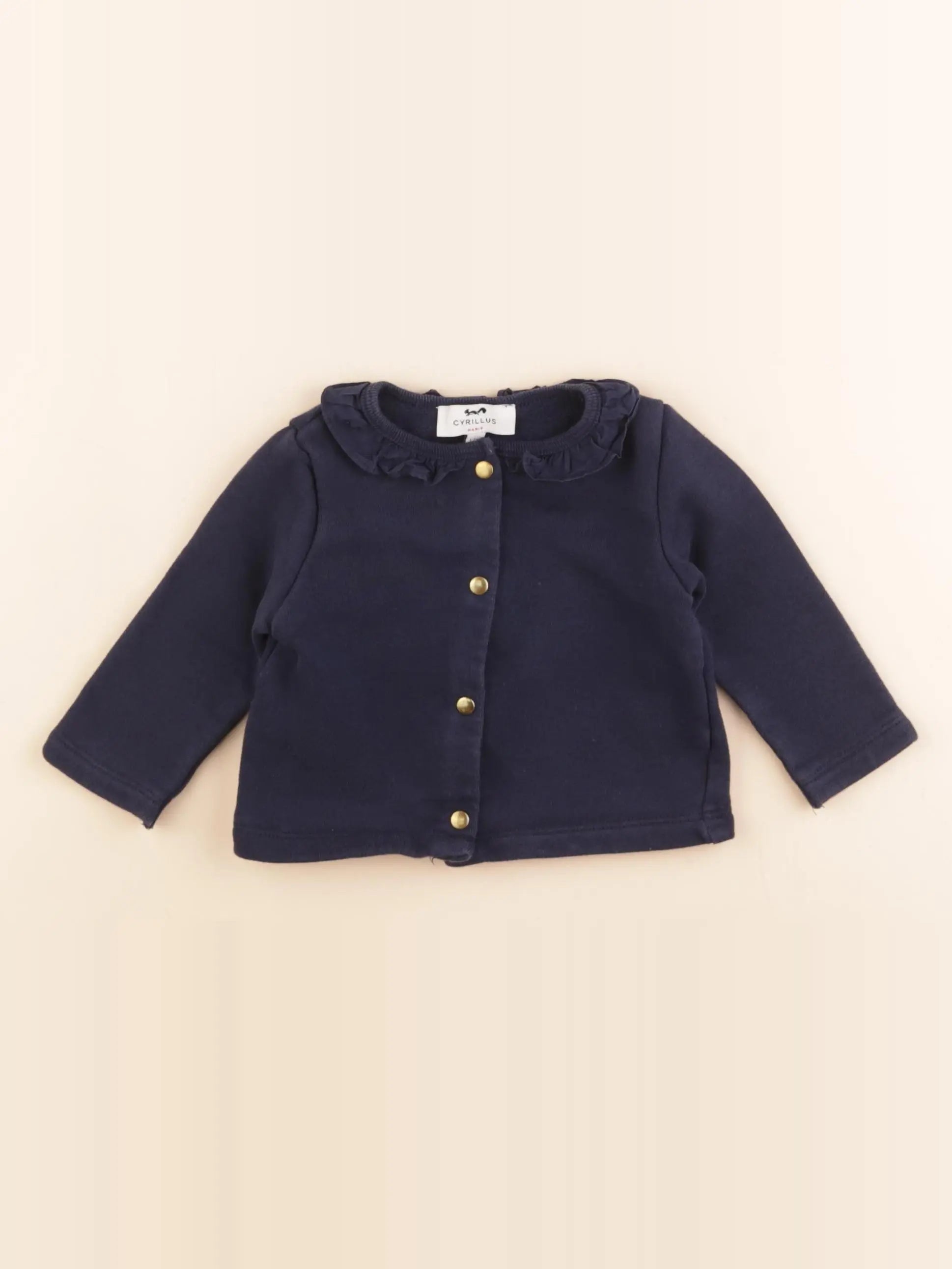 Cyrillus - sweat bleu - 12 mois