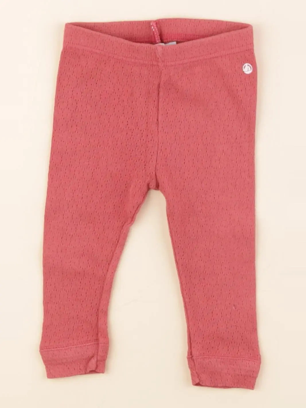 Petit Bateau - legging rouge - 6 mois