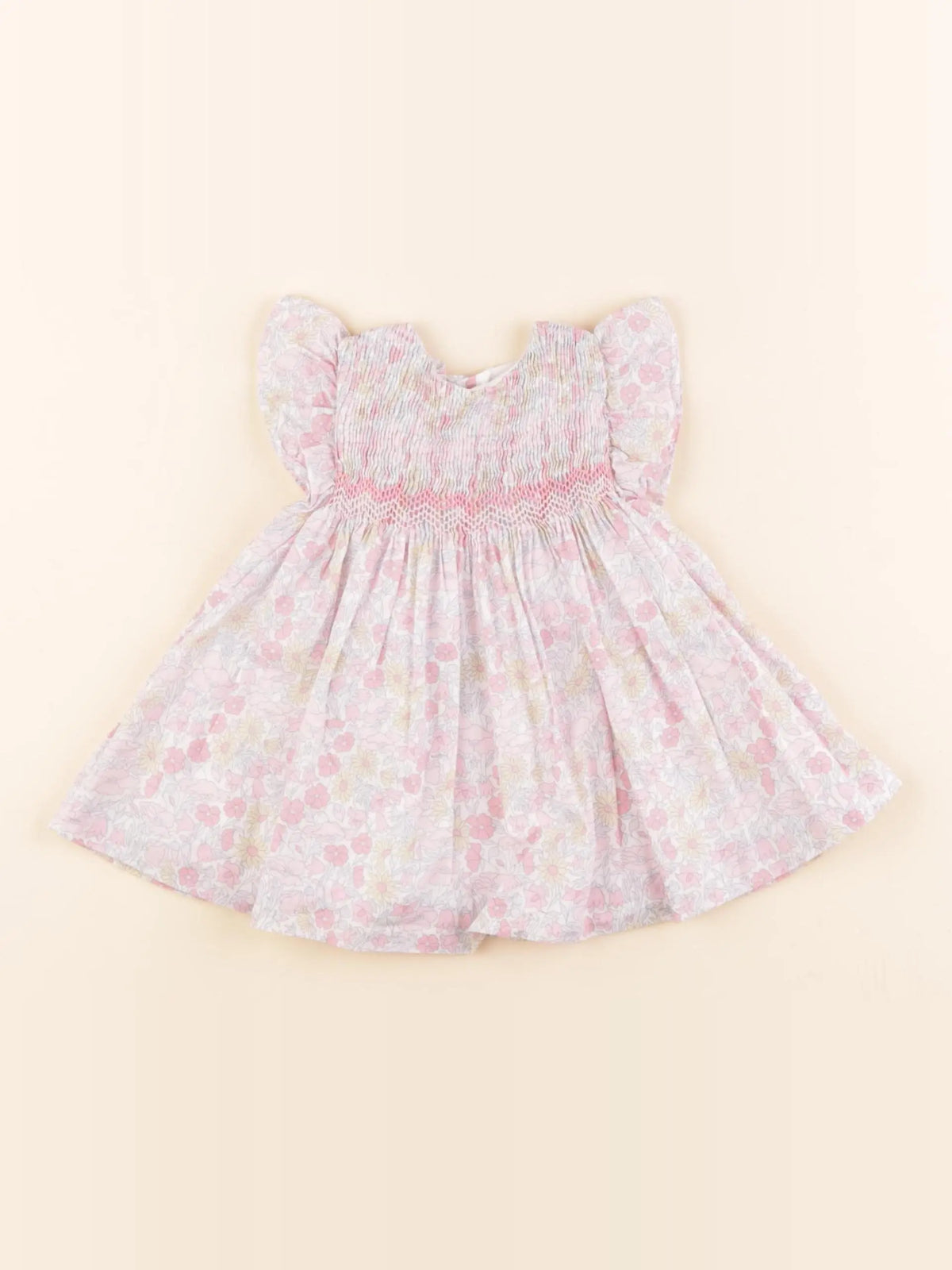 Jacadi - robe liberty rose - 3 mois