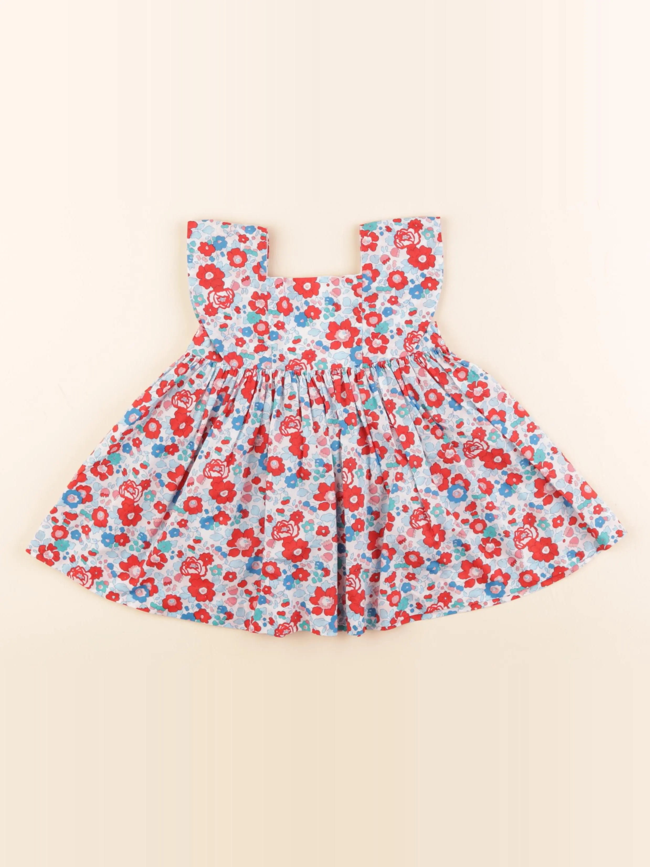 Jacadi - robe liberty multicolore - 12 mois