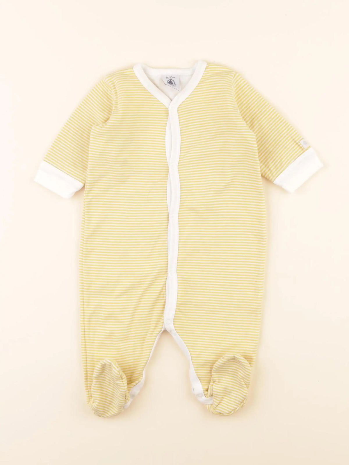 Pyjama coton jaune