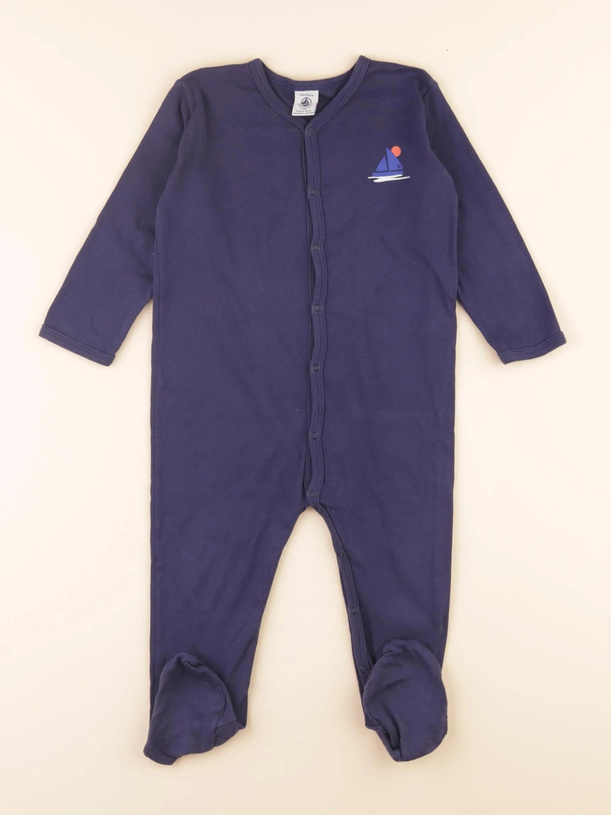 Pyjama coton bleu