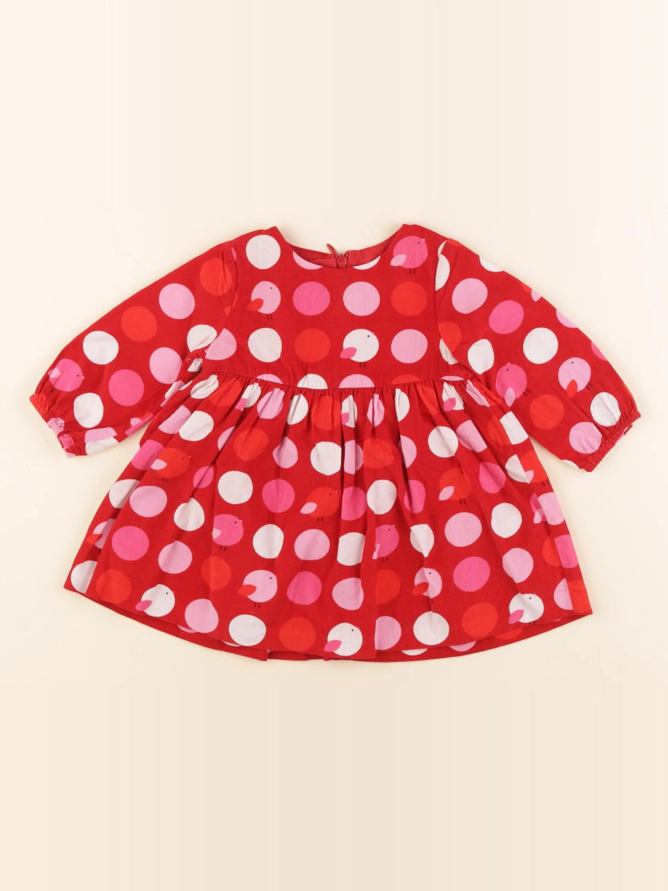 Jacadi - robe rouge - 6 mois