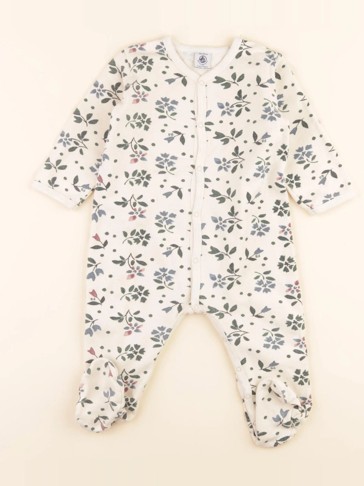 Pyjama coton beige