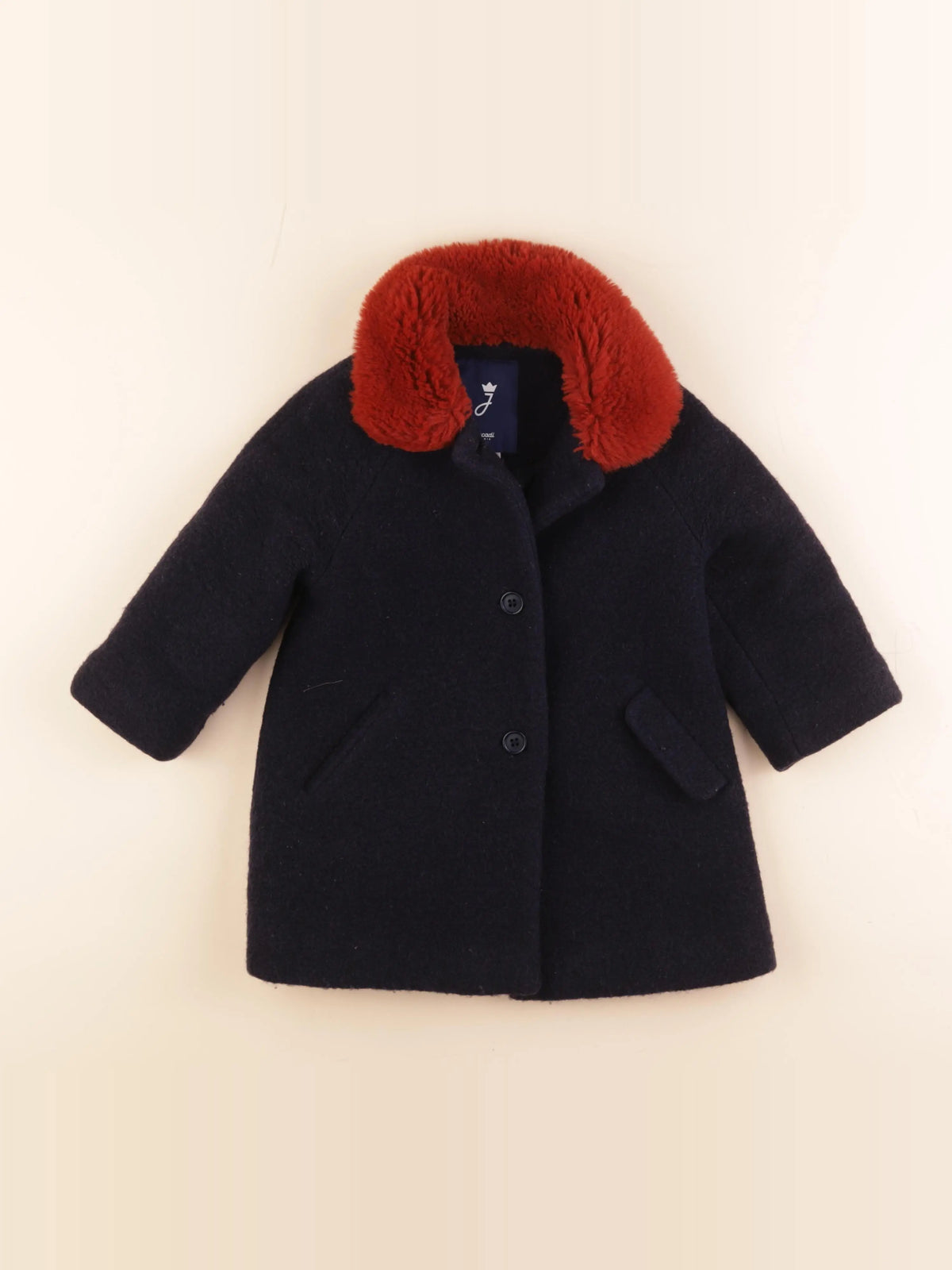 Jacadi - manteau bleu - 36 mois