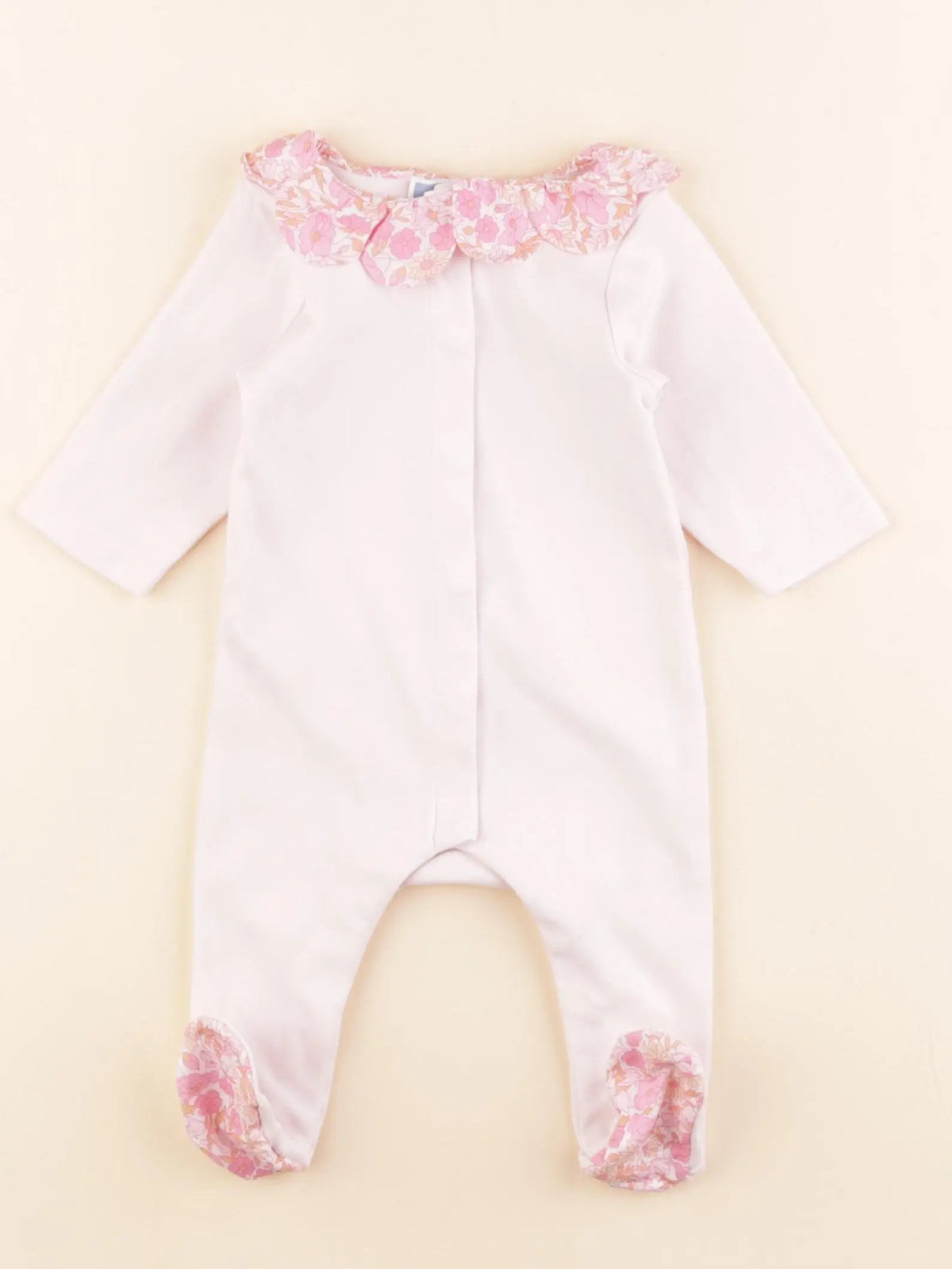 Jacadi - pyjama coton rose - 3 mois