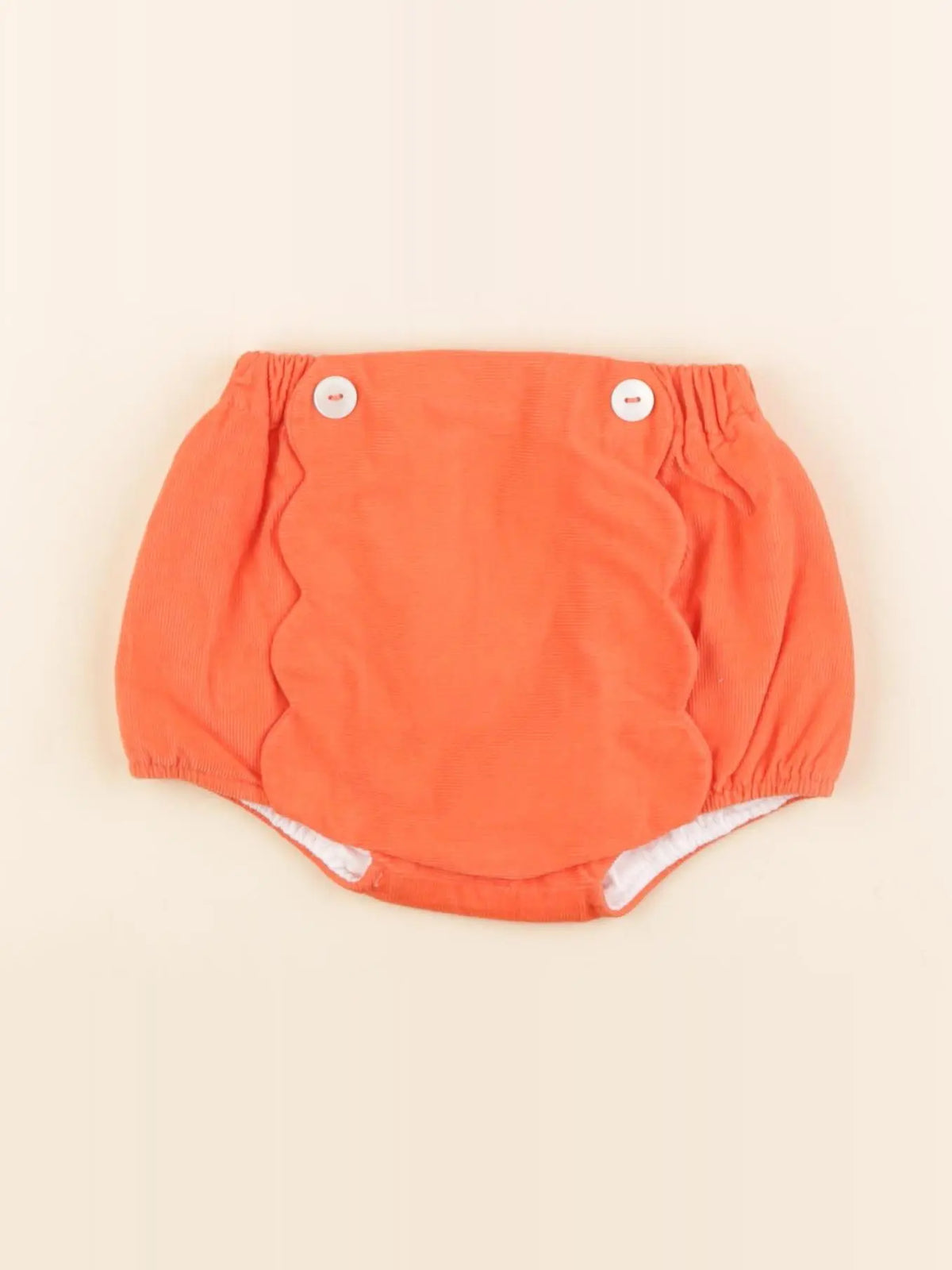 Jacadi - bloomer doublé orange - 6 mois