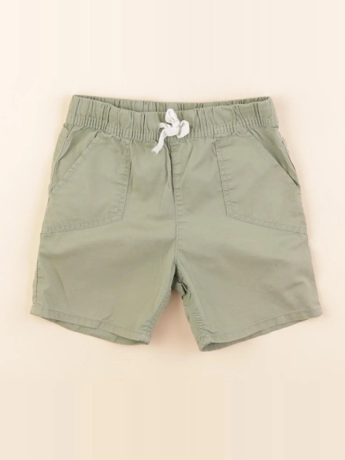 H&M - short vert - 12/18 mois