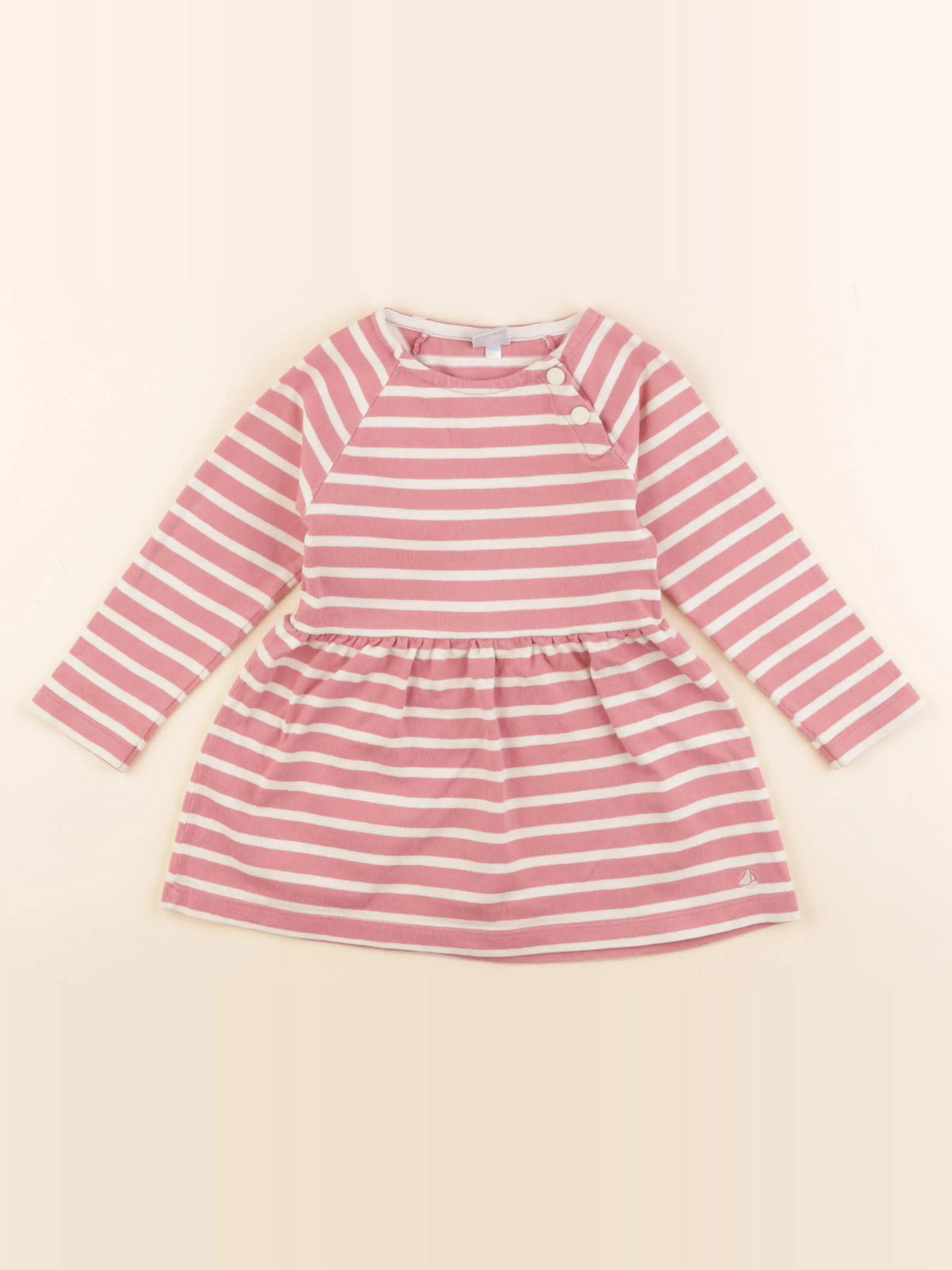 Petit Bateau - robe rose - 3 ans