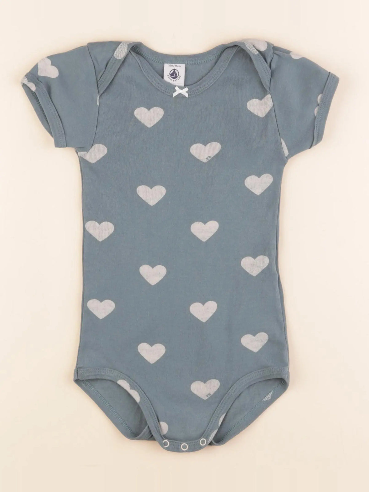 Petit Bateau - body vert - 36 mois