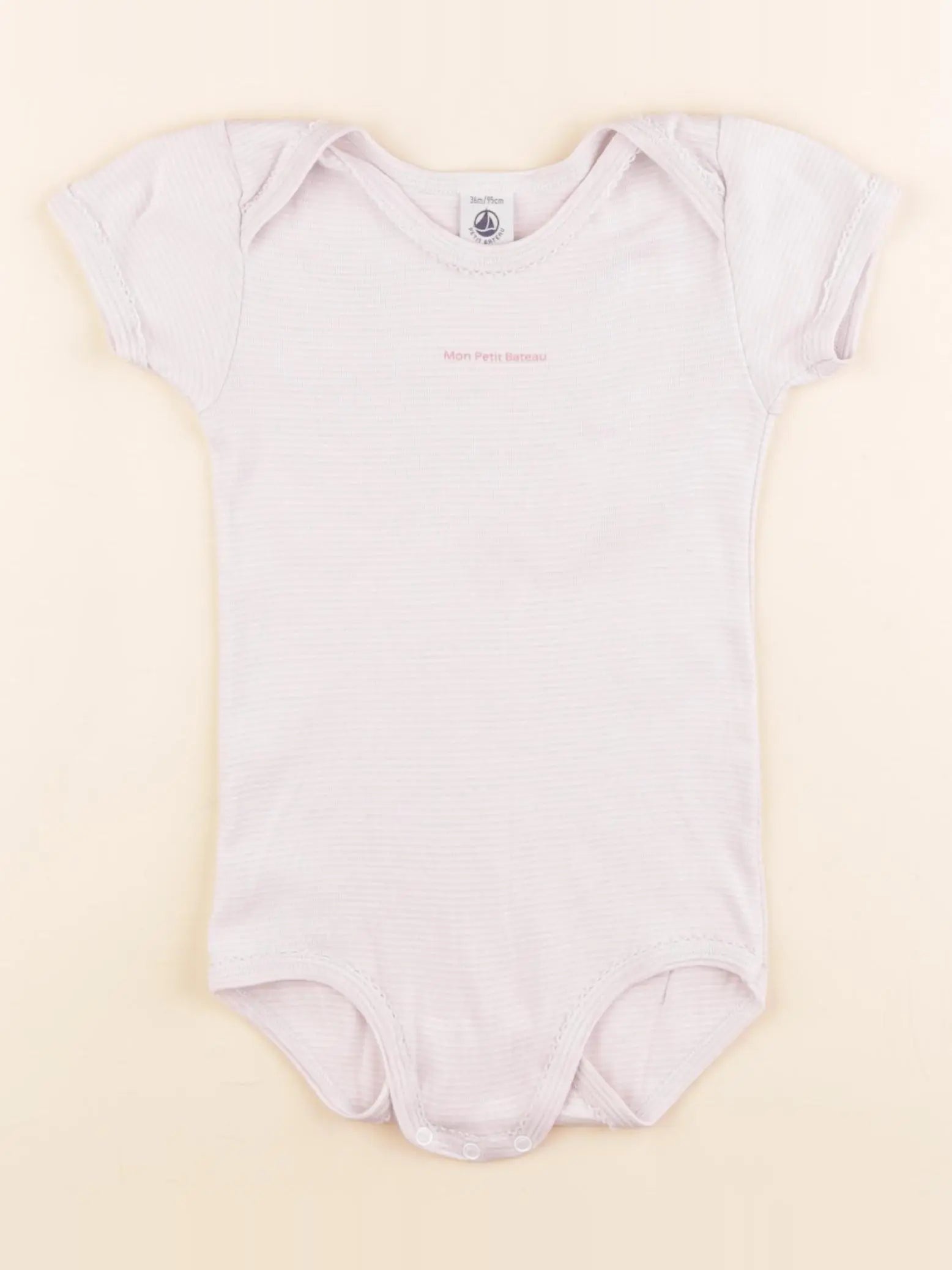 Petit Bateau - body violet - 36 mois
