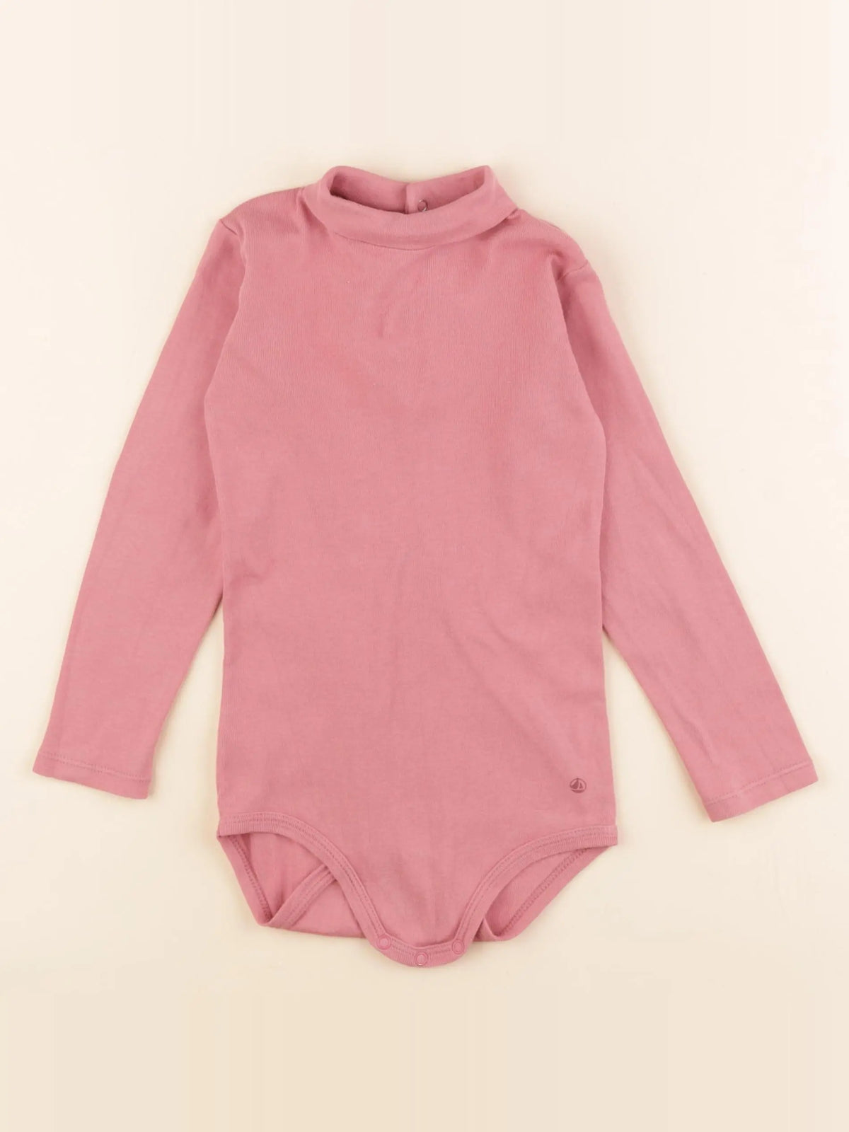 Petit Bateau - body à col rose - 36 mois