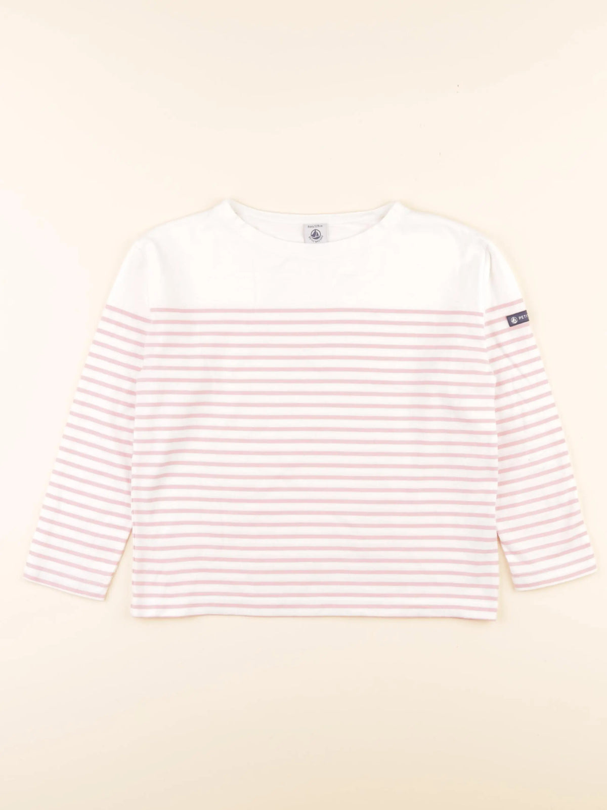 Tee-shirt blanc, rose