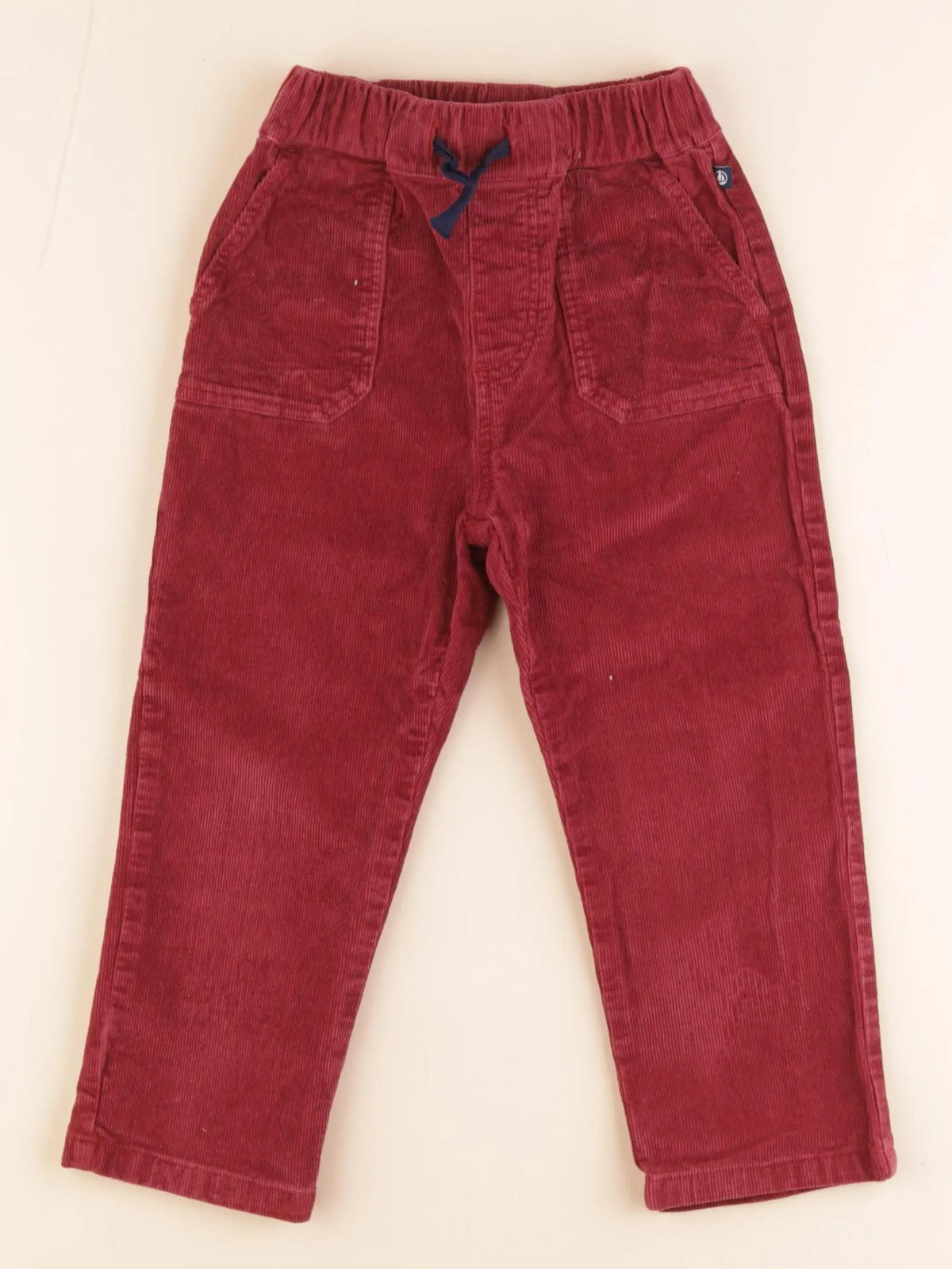 Petit Bateau - pantalon rouge - 4 ans
