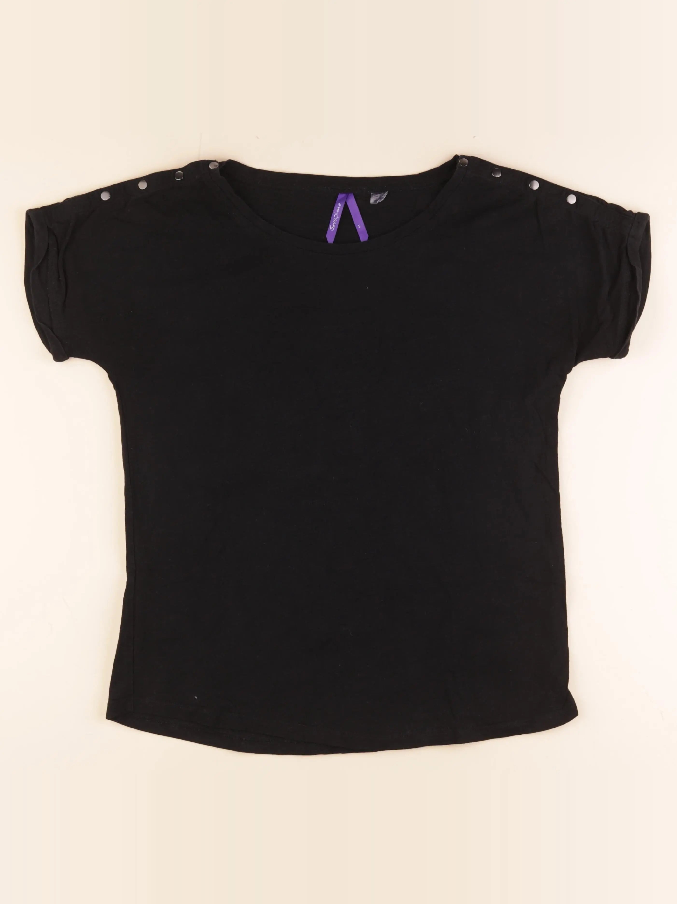 Seraphine - tee-shirt grossesse noir - s
