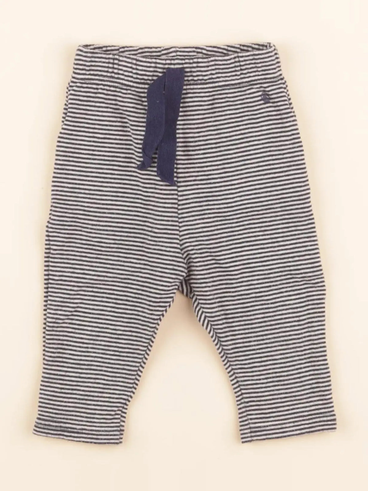 Jogging blanc, bleu