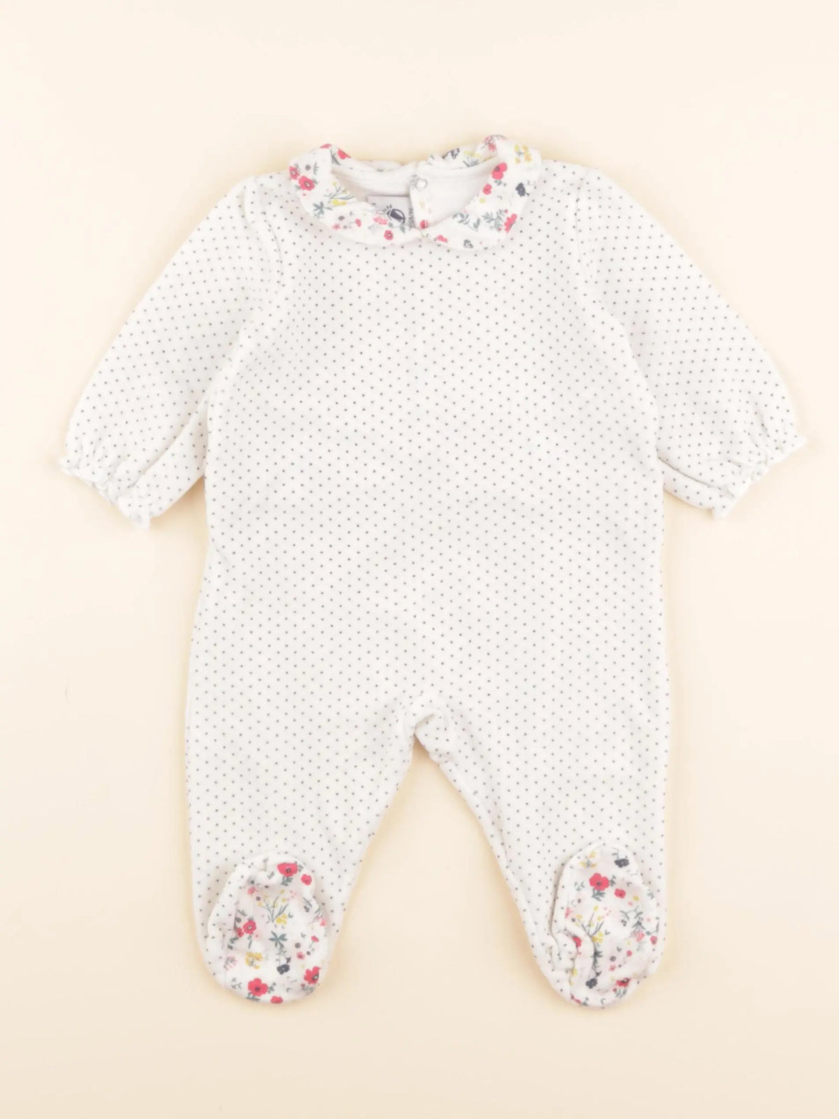 Pyjama velours blanc