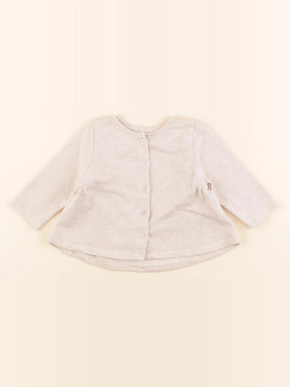 Boutchou - sweat beige - 6 mois