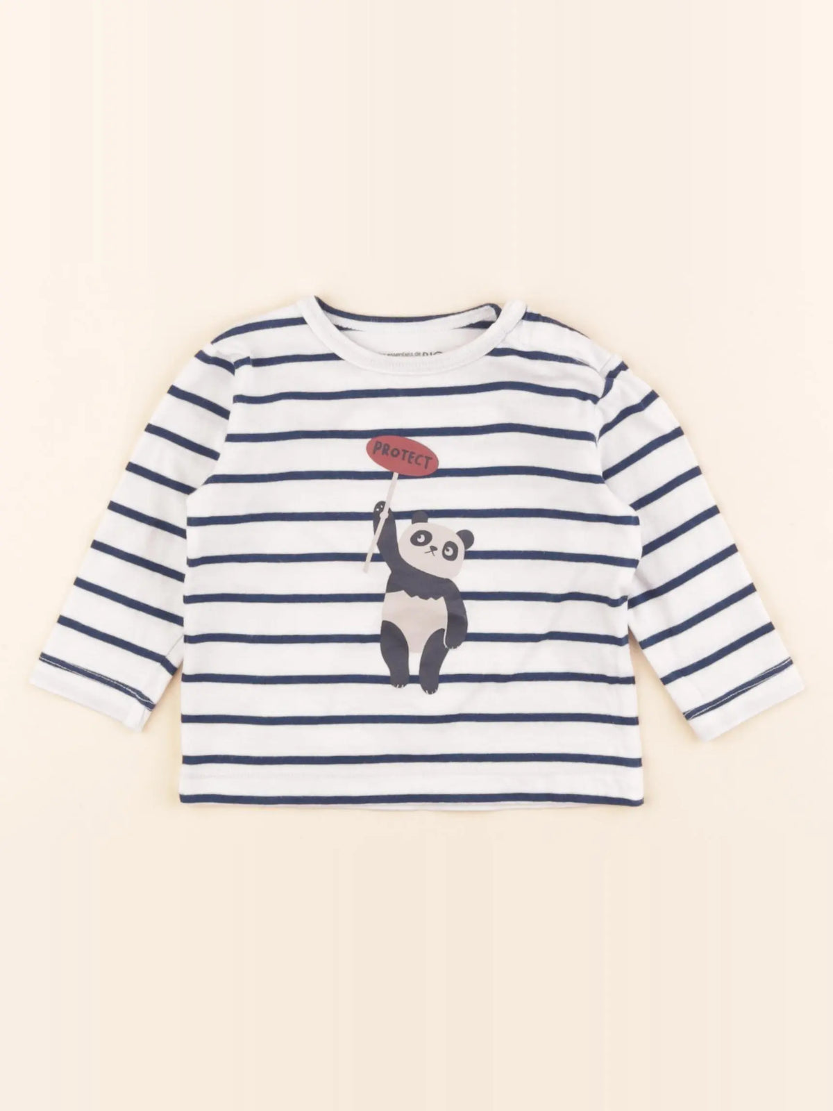 Boutchou - tee-shirt bleu - 6 mois