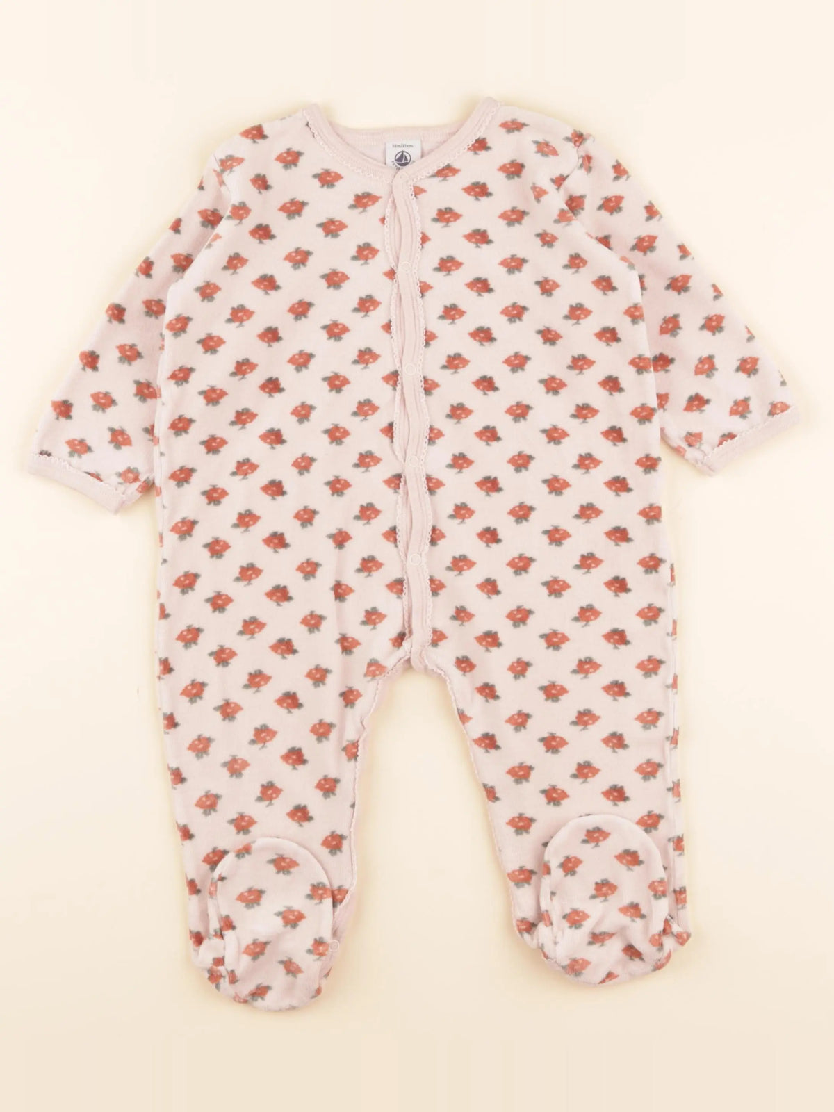 Pyjama velours rose