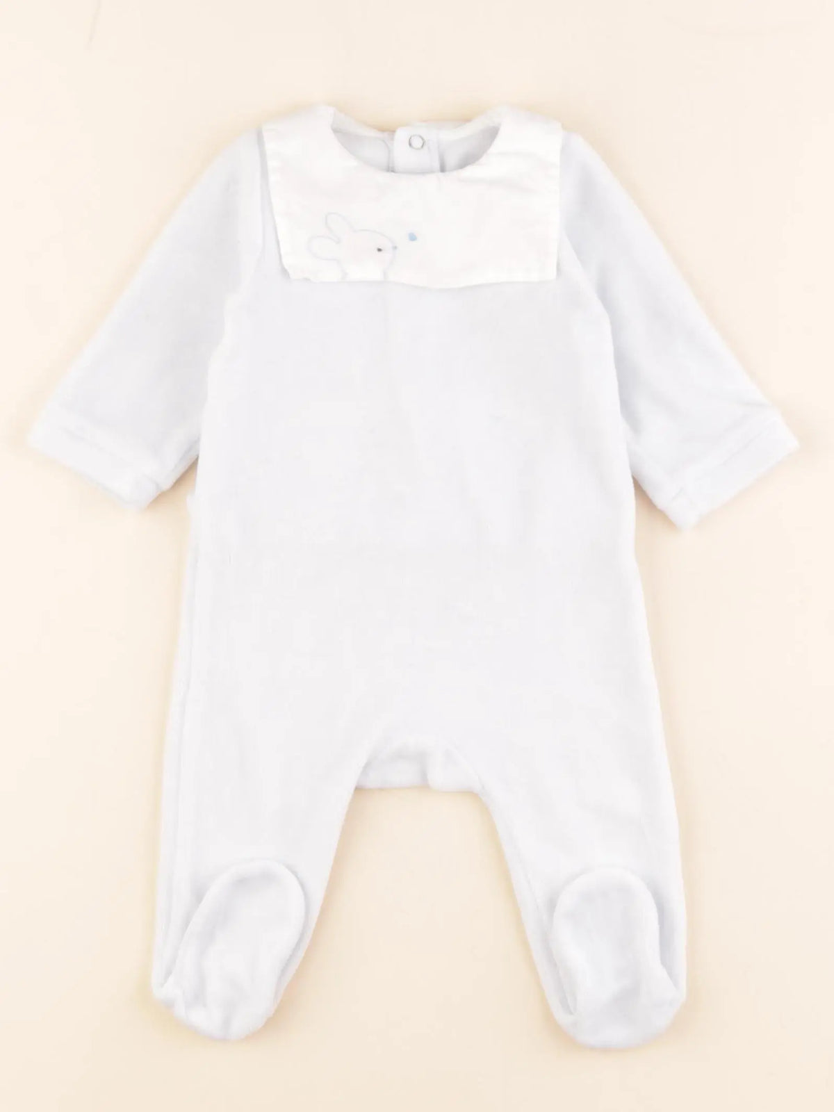 Jacadi - pyjama velours bleu - 3 mois
