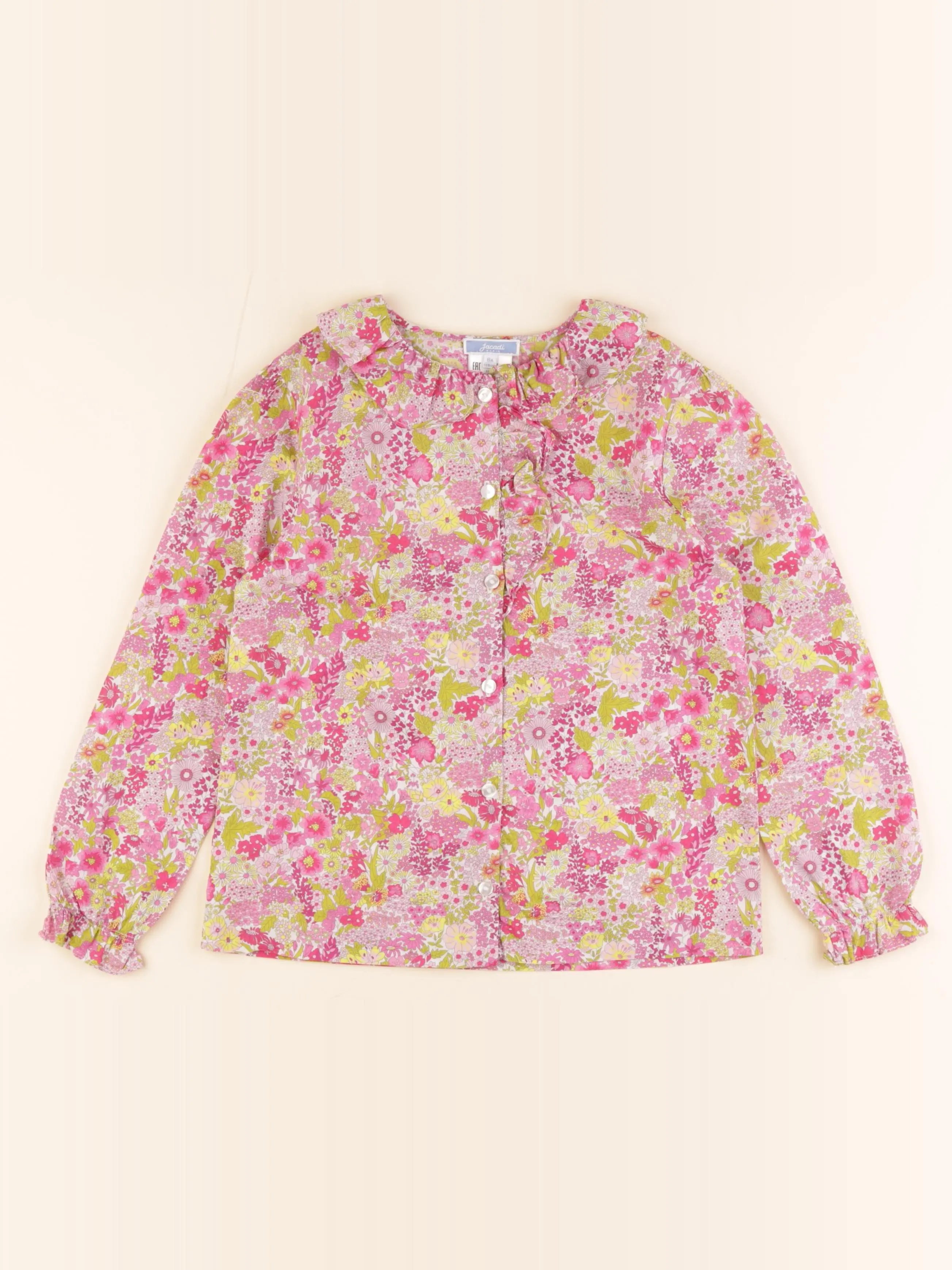 Jacadi - blouse liberty rose - 8 ans