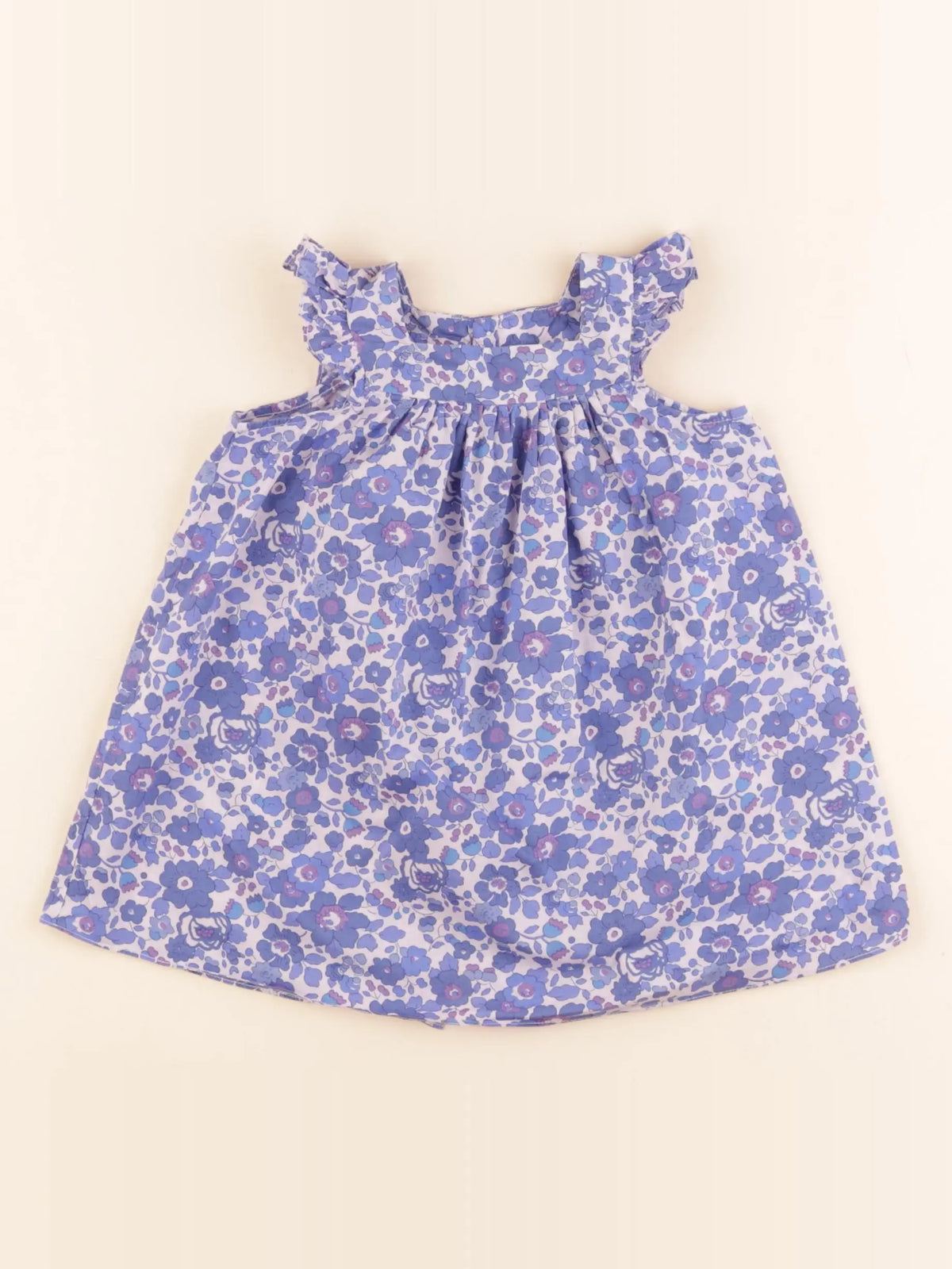 Jacadi - robe liberty violet - 6 mois
