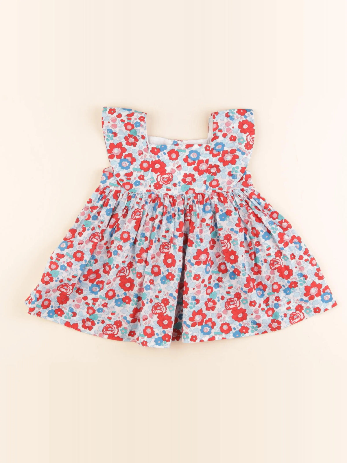 Jacadi - robe liberty multicolore - 12 mois
