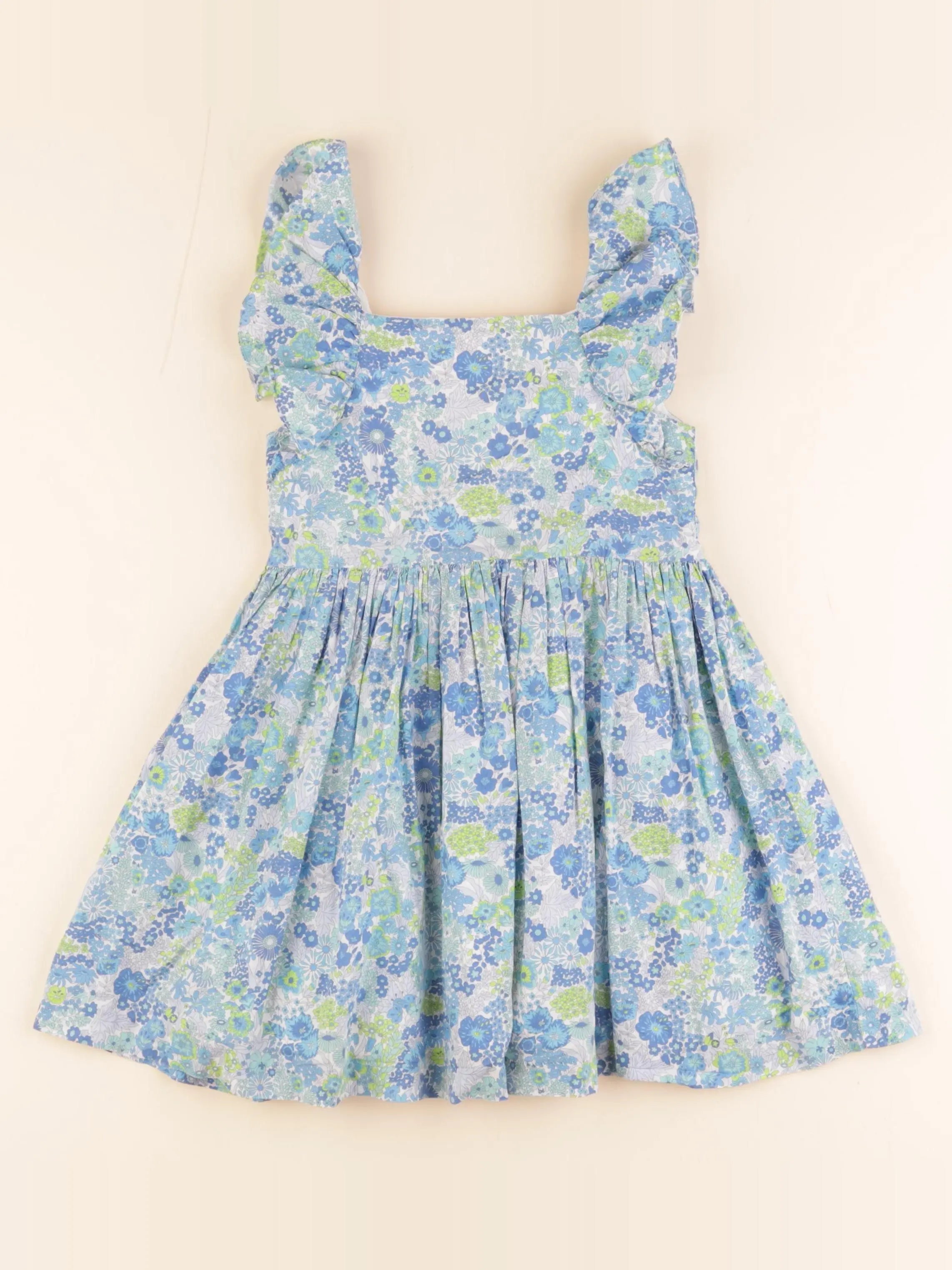Jacadi - robe liberty bleu - 4 ans