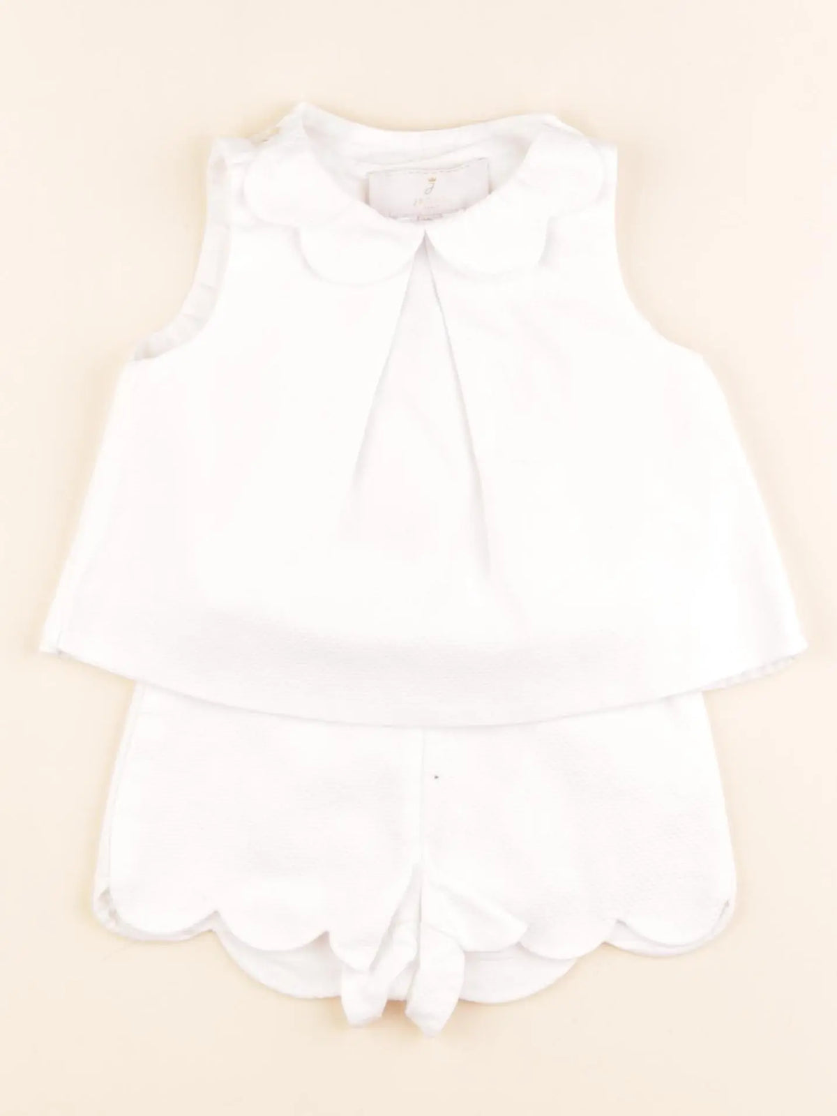 Jacadi - ensemble blanc - 12 mois
