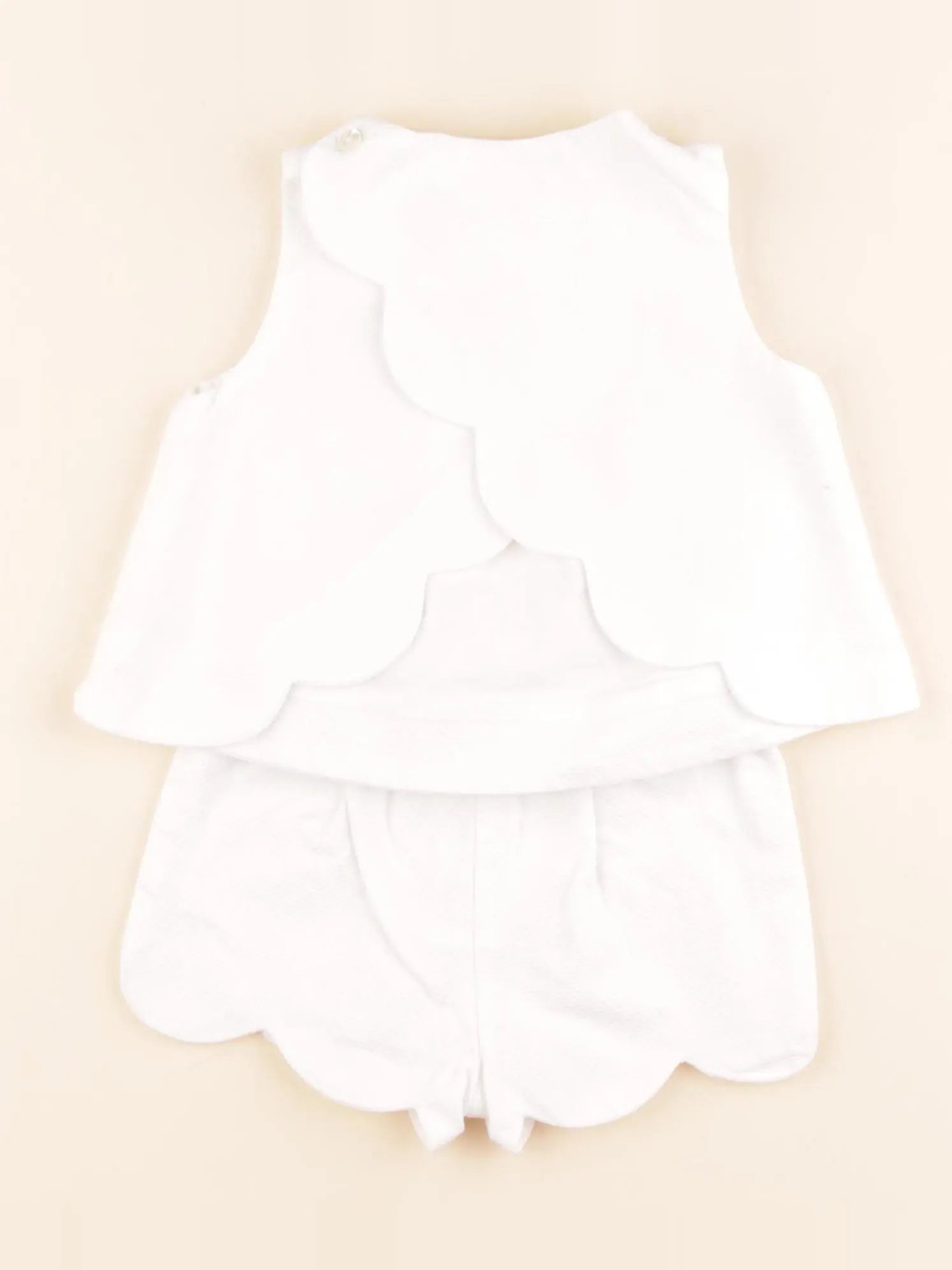 Jacadi - ensemble blanc - 12 mois