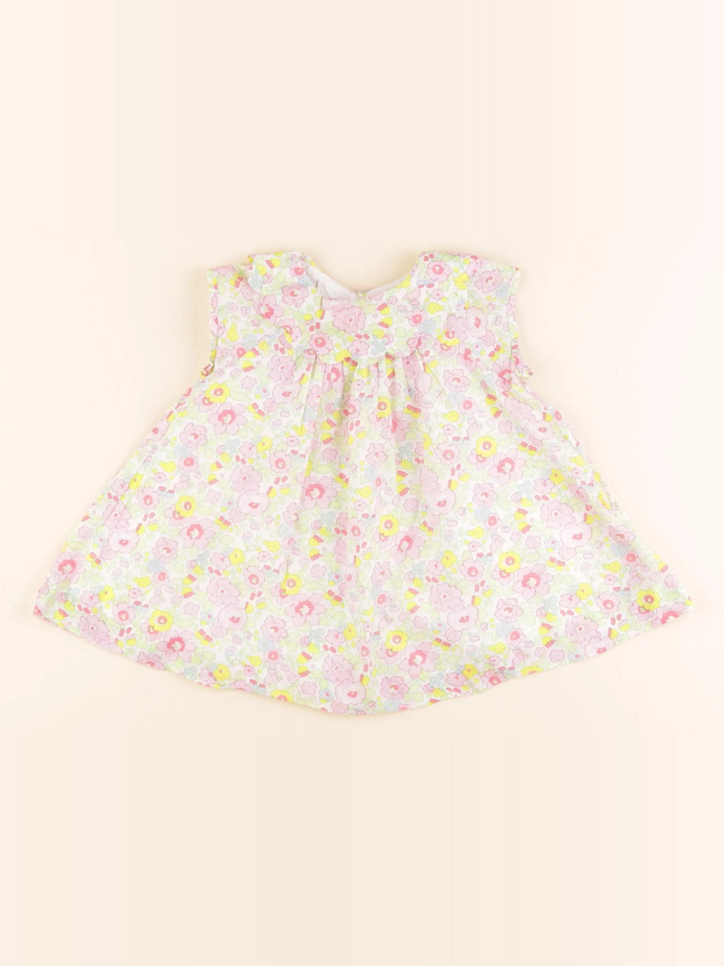 Jacadi - robe liberty multicolore - 12 mois