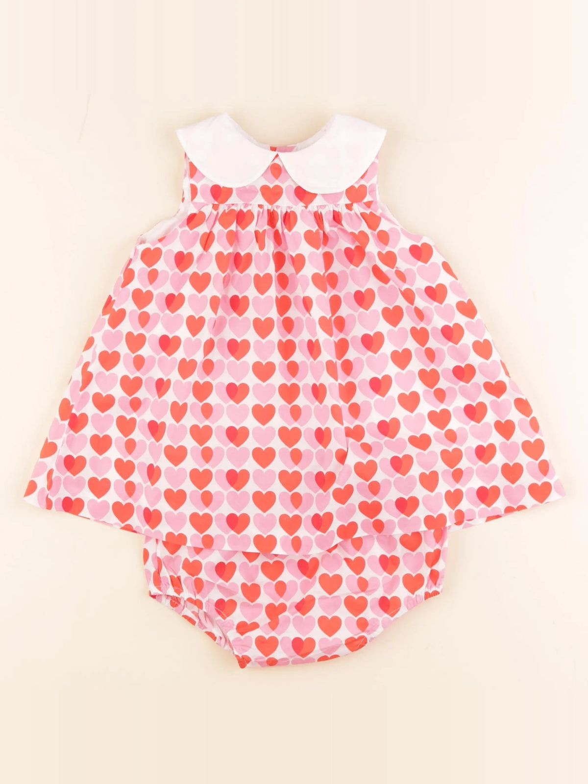 Jacadi - robe rose, rouge - 12 mois