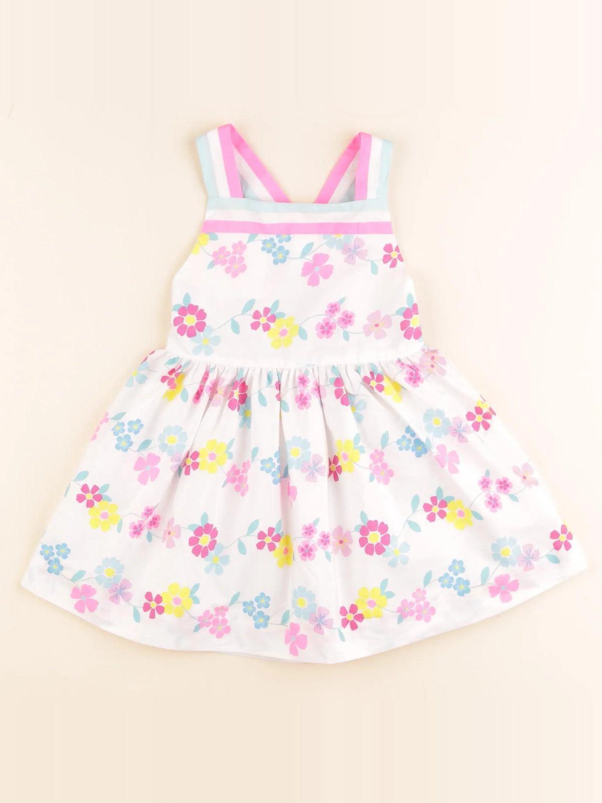 Jacadi - robe multicolore, blanc - 24 mois