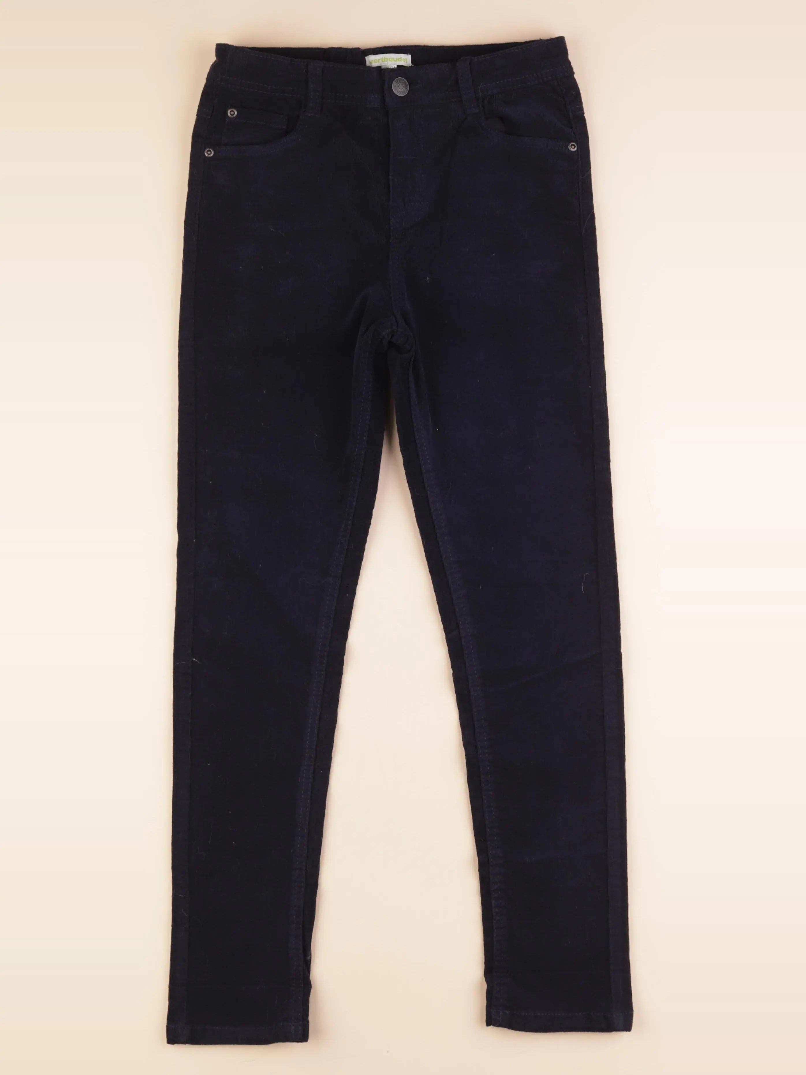 Vertbaudet - pantalon bleu - 10 ans