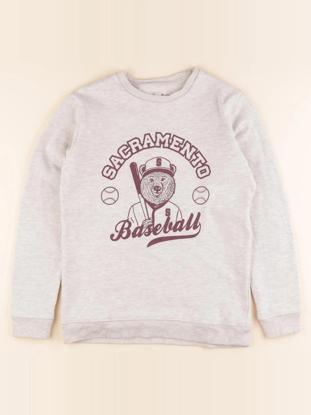 Vertbaudet - sweat gris - 12 ans
