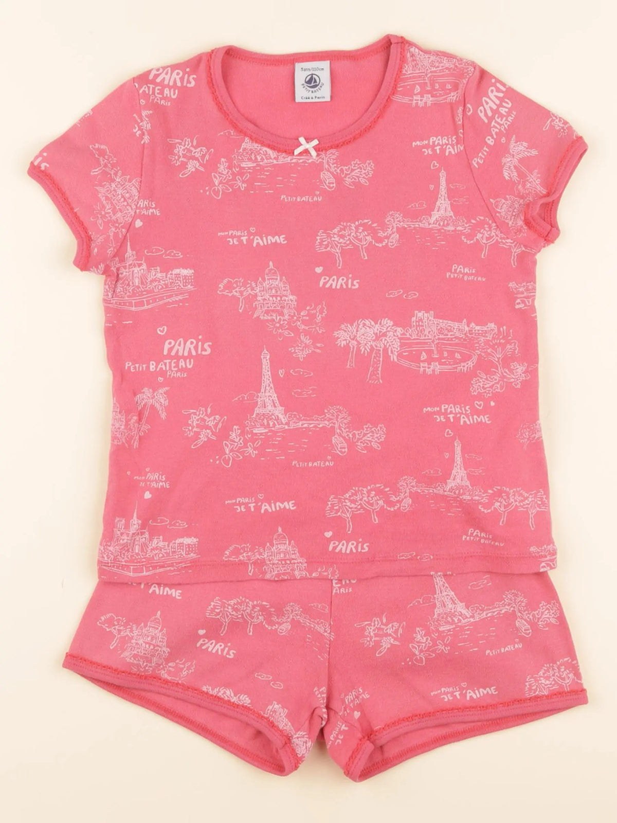 Pyjama coton rose