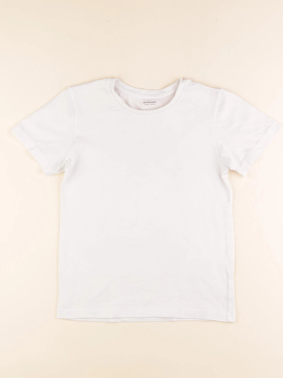 Vertbaudet - tee-shirt blanc - 10 ans