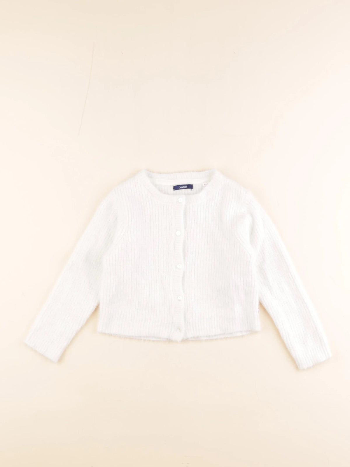Okaidi - gilet blanc - 5 ans