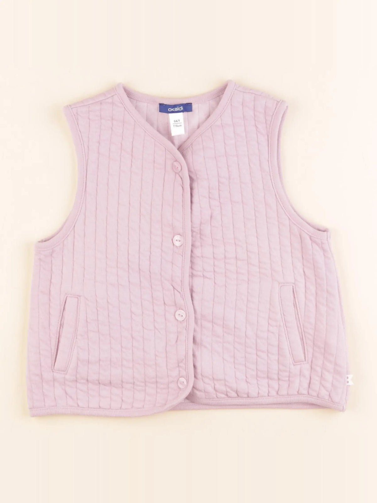 Okaidi - gilet rose - 6 ans
