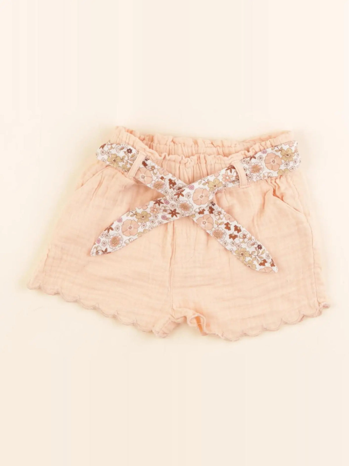 Vertbaudet - short rose - 9 mois