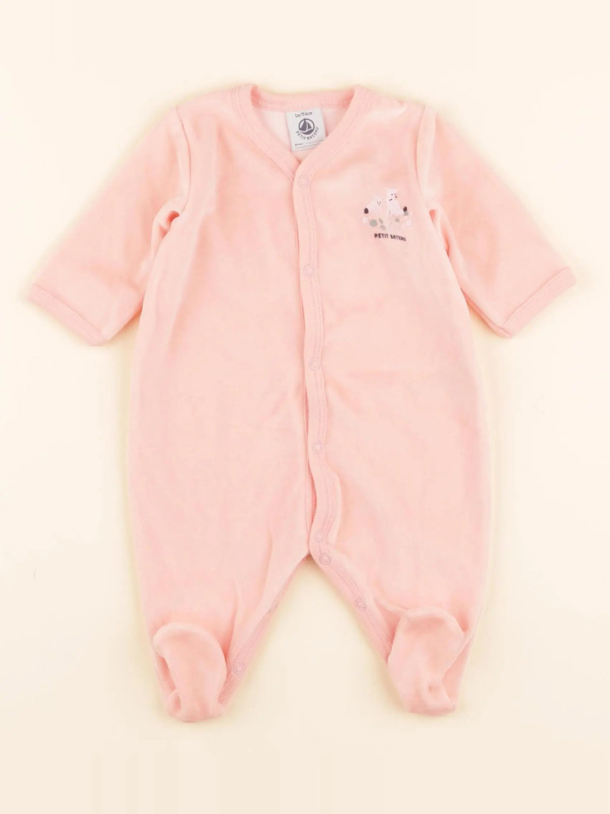 Pyjama velours rose