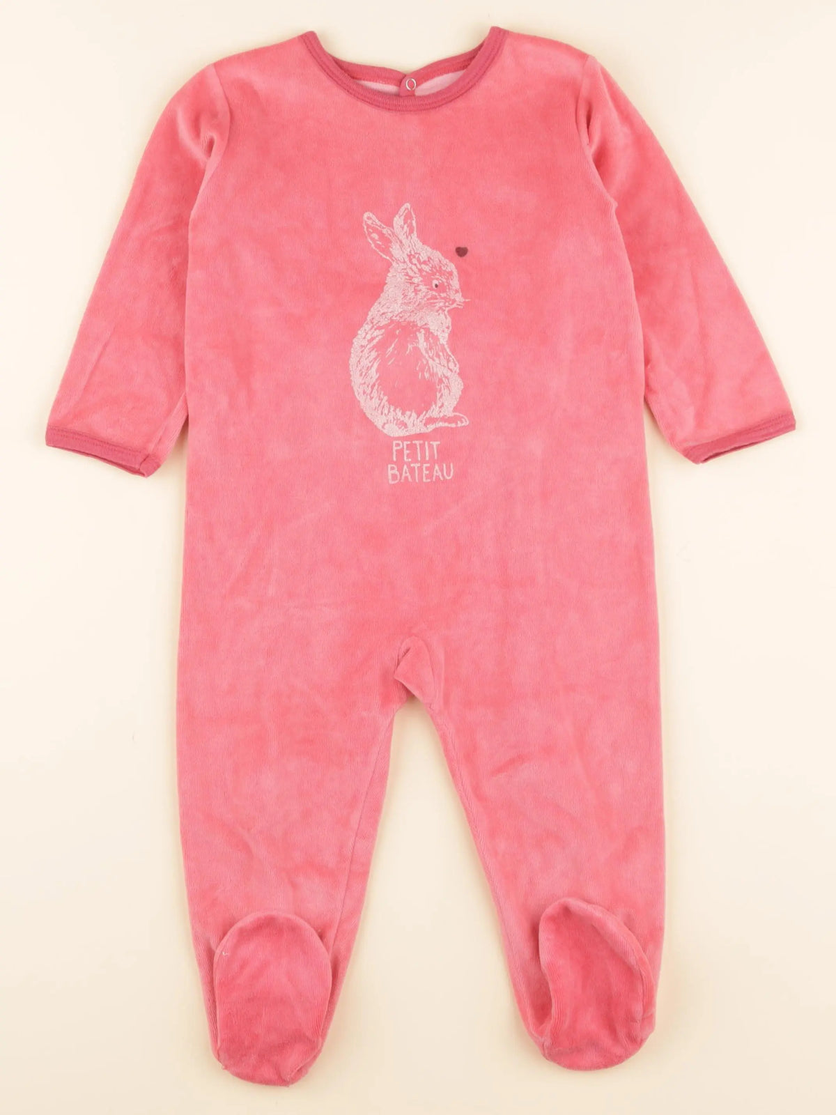 Pyjama velours rose