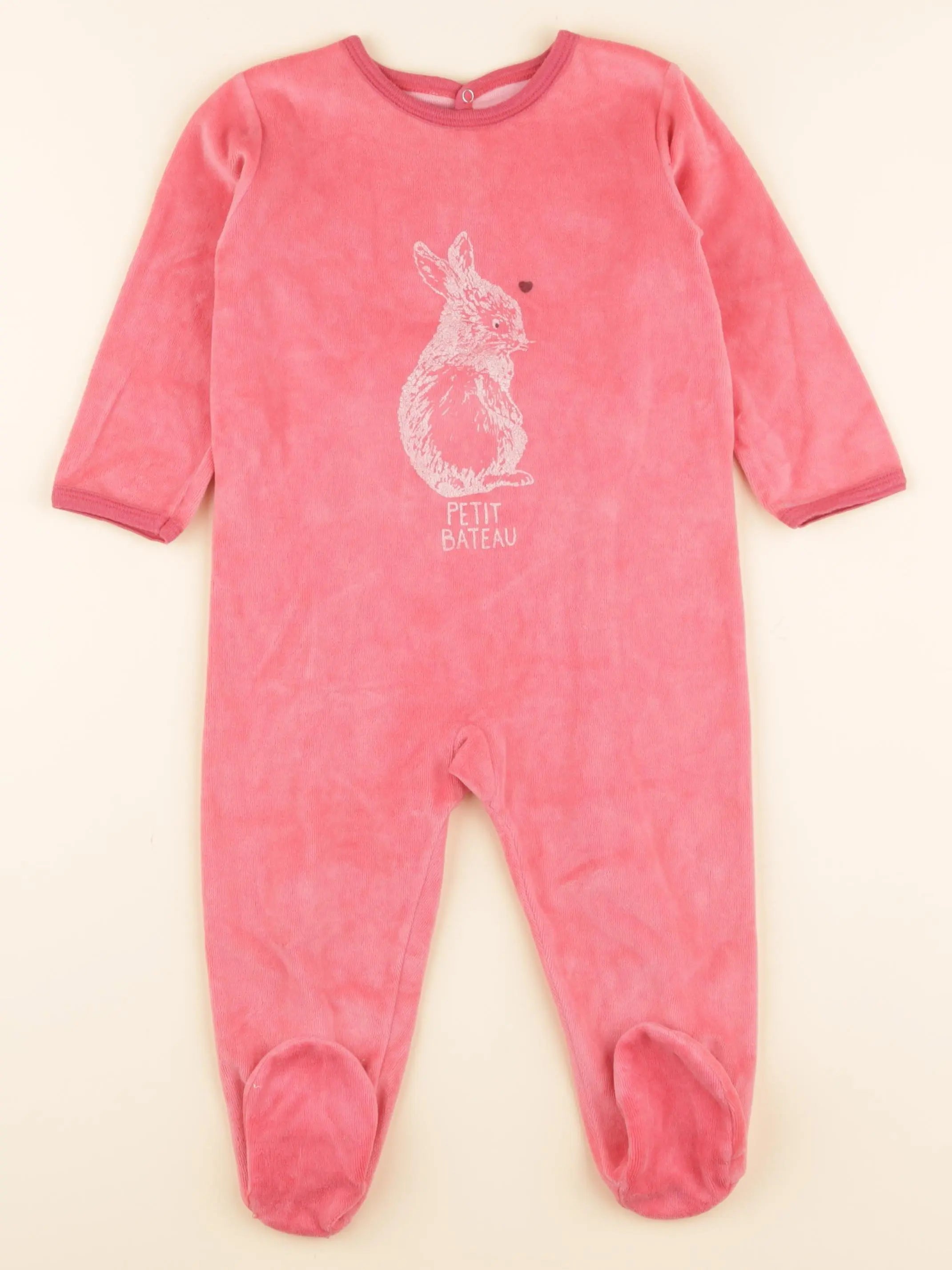 Pyjama velours rose