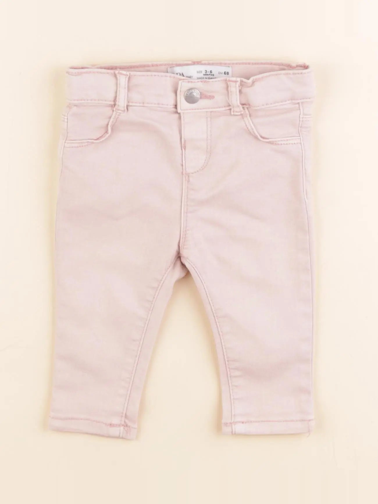 Zara - pantalon rose - 3/6 mois
